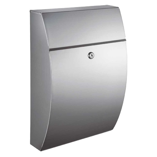 Qualarc Glacial locking mailbox, stainless steel WF-0906A